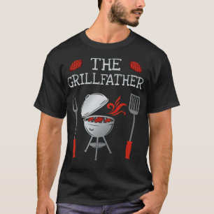 T-shirt Drôle papa Chef BBQ Grill Master astronaute annive