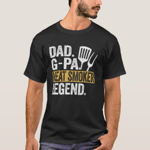 T-shirt Drôle Papa G-PA Fumeur de viande Légende Cool Gran