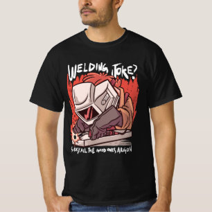 T-shirt Drôle Papa Joke Welder