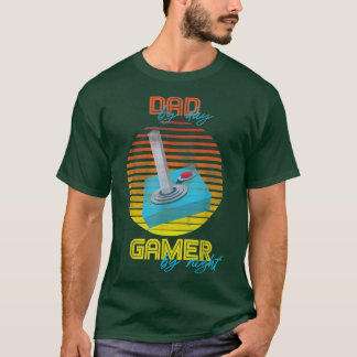 T-shirt Drôle papa Par Jeu De Jour Par Jeu De Nuit Jeu Lov