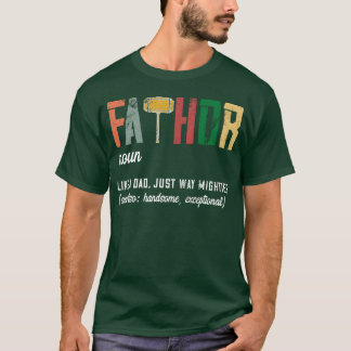 T-shirt Drôle Papa Père Fa amis