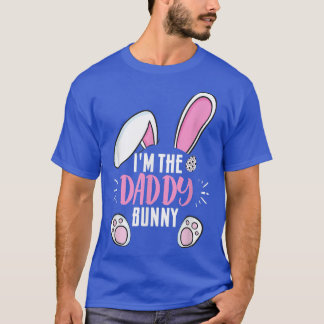T-shirt Drôle Pâques Je suis Daddy Bunny Pour Dads Groupe