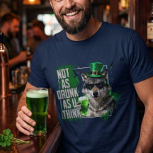Drôle Pas Aussi Ivre Loup Saint-Patrick Hommes
