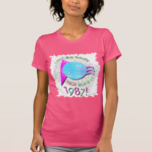 T-shirt Drôle Pas Coincé Dans 87 Retro Flashback