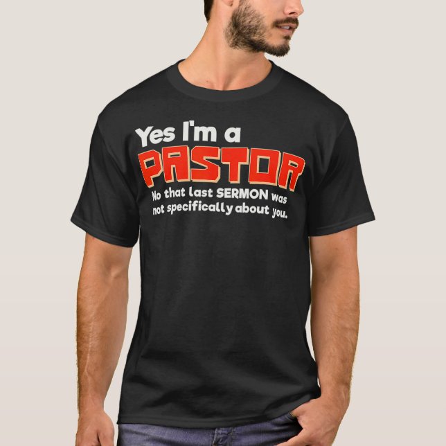 T-shirt Drôle Pasteur Grand cadeau de Fête des pères pour  (Devant)