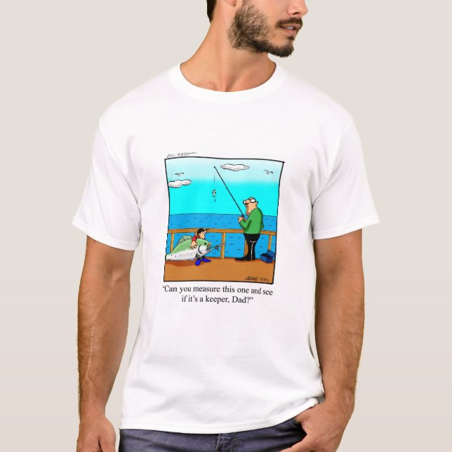 T-shirt Drôle pêcheur Tee - shirt Humour (Devant)
