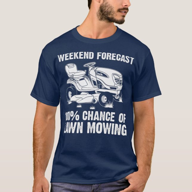 T-shirt Drôle Pelouse Mowing Cadeau Hommes Femmes Lawn Mow (Devant)