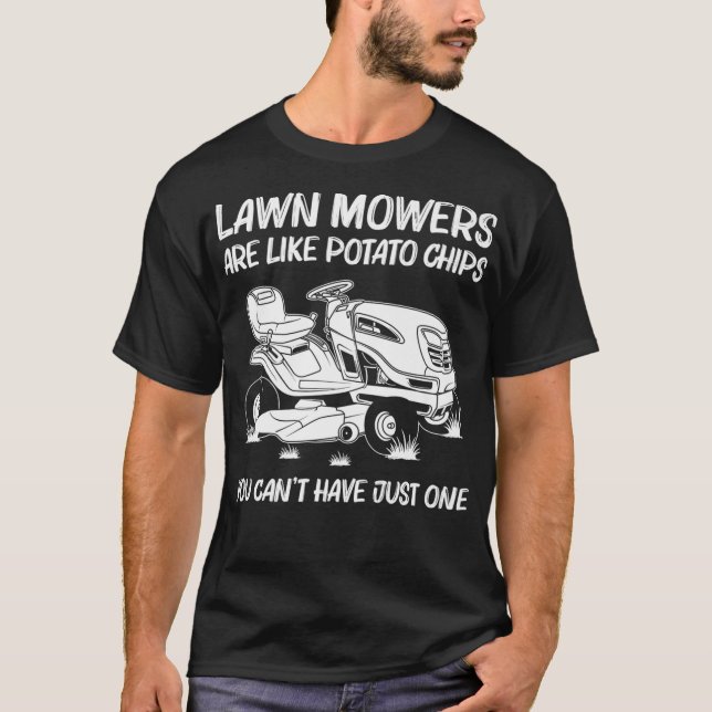 T-shirt Drôle Pelouse Mowing Cadeau Hommes Femmes Lawn Mow (Devant)