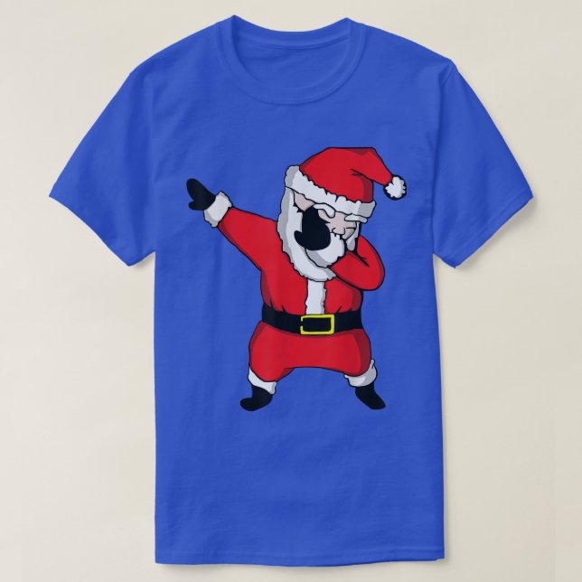 T-shirt Drôle Père Noël Dabbing Noël Vacances t s  (Design devant)
