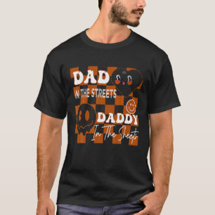 T-shirt Drôle Père Super Papa Dans Les Rues Papa Dans Les 