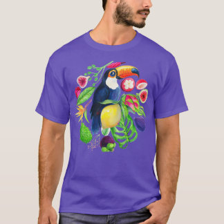 T-shirt Drôle perroquet de Cockatoo dans l'arbre