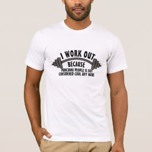 T-shirt Drôle Personnalisable Gym Tee, Slogan Graphic Work