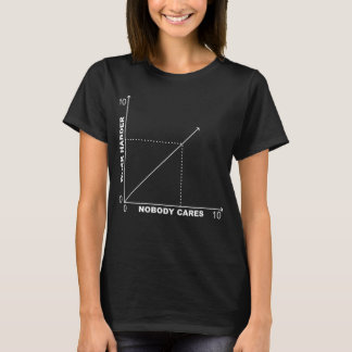 T-shirt Drôle Personne ne se soucie de travailler plus dur
