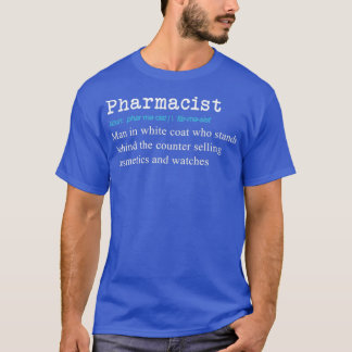 T-shirt Drôle Pharmacien Définition Cadeau Conception 1
