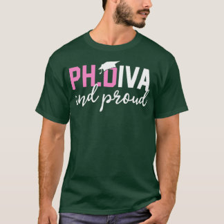 T-shirt Drôle PhD Étudiant Diplômé Cadeau Tee - shirt PhD