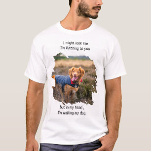 T-shirt Drôle Photo Chien Papa