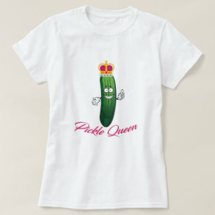 T-shirt Drôle Pickle Queen Dill Avec Il Drôle Humour Distr