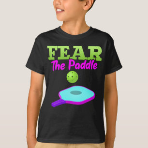 T-shirt Drôle Pickleball Sport Paddle