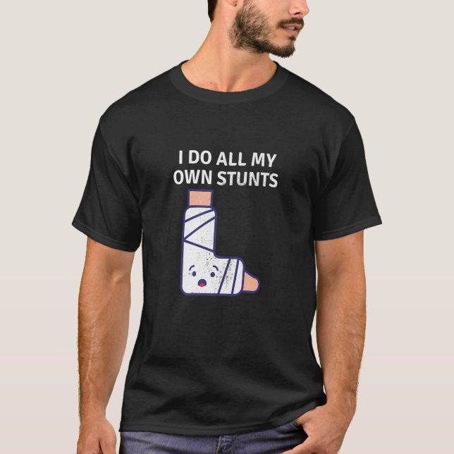 T-shirt Drôle Pieds Cassés Se Bien Bientôt Je Fais Mes Pro (Devant)
