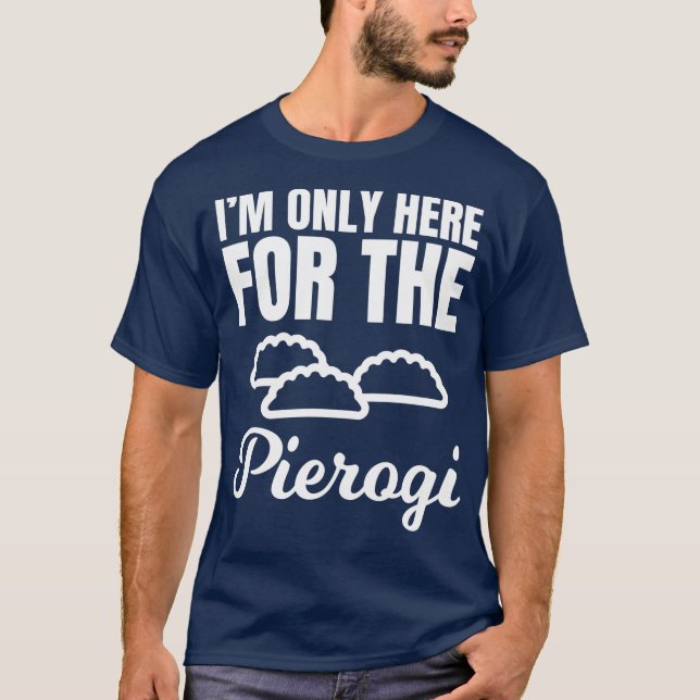 T-shirt Drôle Pierogi Lover Polonais Tee de nourriture (Devant)