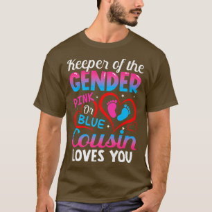 T-shirt Drôle Pink Ou Bleu Cousin Aime Vous Révéler Le Sex