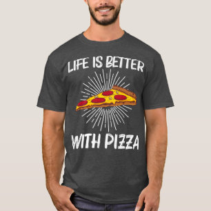 T-shirt Drôle Pizza Art Pour Hommes Femmes Enfants Italien