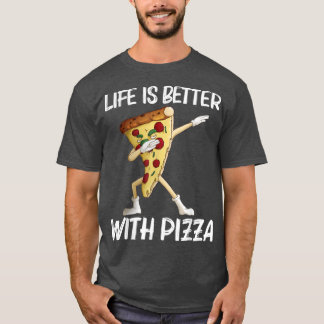 T-shirt Drôle Pizza Art Pour Hommes Femmes Pizza Slice Ita
