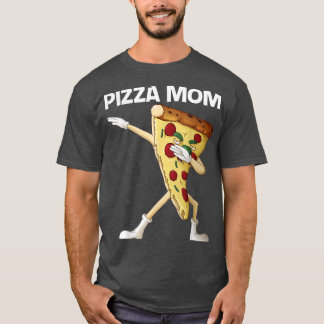 T-shirt Drôle Pizza Art Pour Maman Femmes Pizza Slice Ital