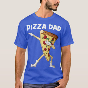 T-shirt Drôle Pizza Art Pour Papa Hommes Pizza Slice Itali