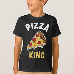 T-shirt Drôle Pizza King Lover cadeau