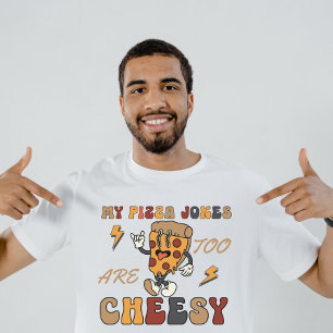T-shirt Drôle Pizza Pun Papa plaisante