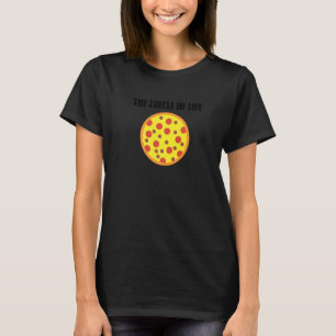 T-shirt Drôle Pizza Slice Circle De Vie Pizza Fast Food I