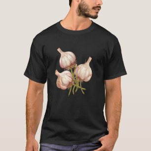 T-shirt Drôle Plantes d'ail