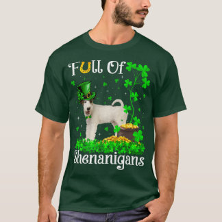 T-shirt Drôle Plein De Shenanigans Pour Terrier Chien St P