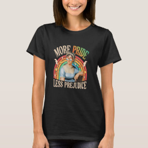 T-shirt Drôle Plus de fierté moins de préjugés Fière allié
