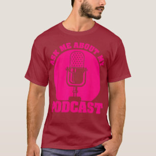 T-shirt Drôle Podcast Cadeau Pour Hommes Femmes Cool Podca