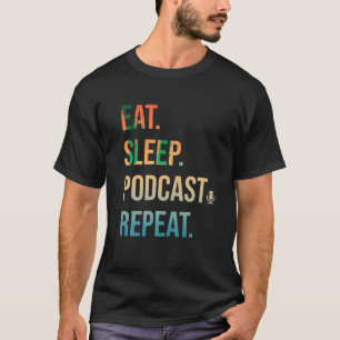 T-shirt Drôle Podcast Design Pour Hommes Femmes Podcasting