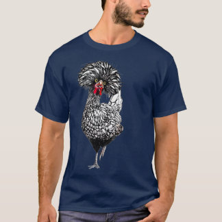 T-shirt Drôle Polonais Jardin de poulet Poulet ferme de co