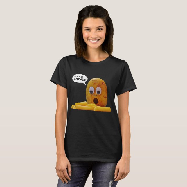 T-shirt drôle : Pomme de terre (Devant entier)