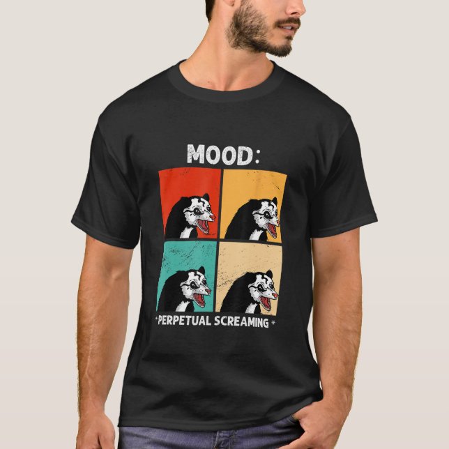 T-shirt Drôle Possum animal (Devant)