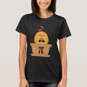 T-shirt Drôle Pot de poulet Pi Chemise Jour Pie Math Geek
