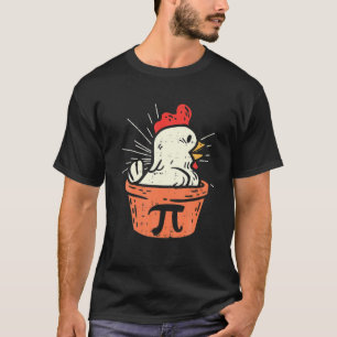 T-shirt Drôle Pot de poulet Pi Jour Pie Math Amoureux Geek
