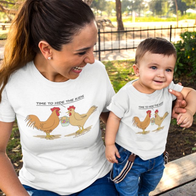 T-shirt Drôle Poulet de Pâques Chasse aux Oeufs Lumière de (Créateur téléchargé)