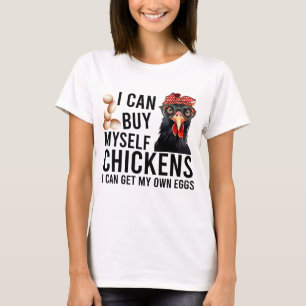 T-shirt Drôle Poulet Dit