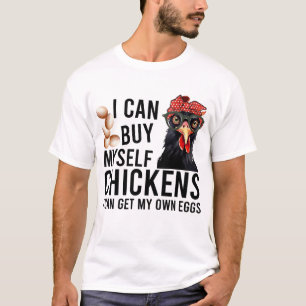 T-shirt Drôle Poulet Dit