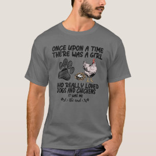 T-shirt Drôle Poulet S Pour Femmes Filles Chiens De Poulet