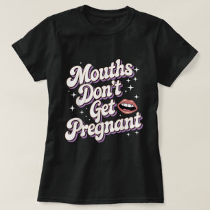 T-shirt drôle pour adultes 'Les bouches ne tombent