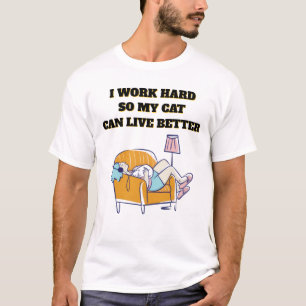T-shirt drôle pour amateur de chats T-shirt mode