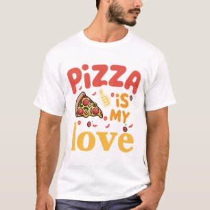 T-shirt drôle pour amateur de pizza - La pizza est