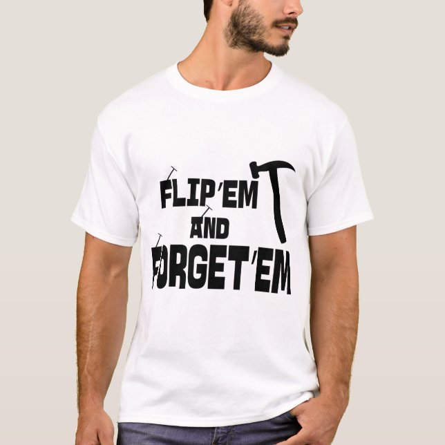 T-shirt drôle pour des nageoires de Chambre (Devant)